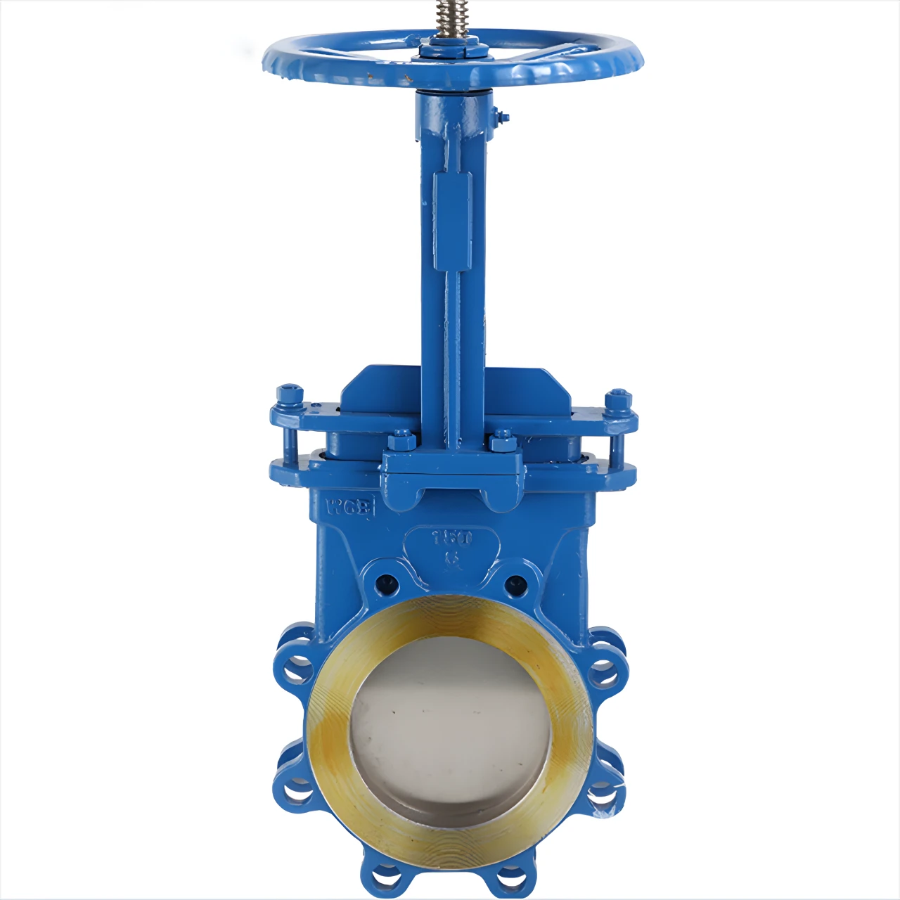  PZ73H-16 Manual knife gate valve Cast steel stainless steel hard seal mud sludge discharge valve