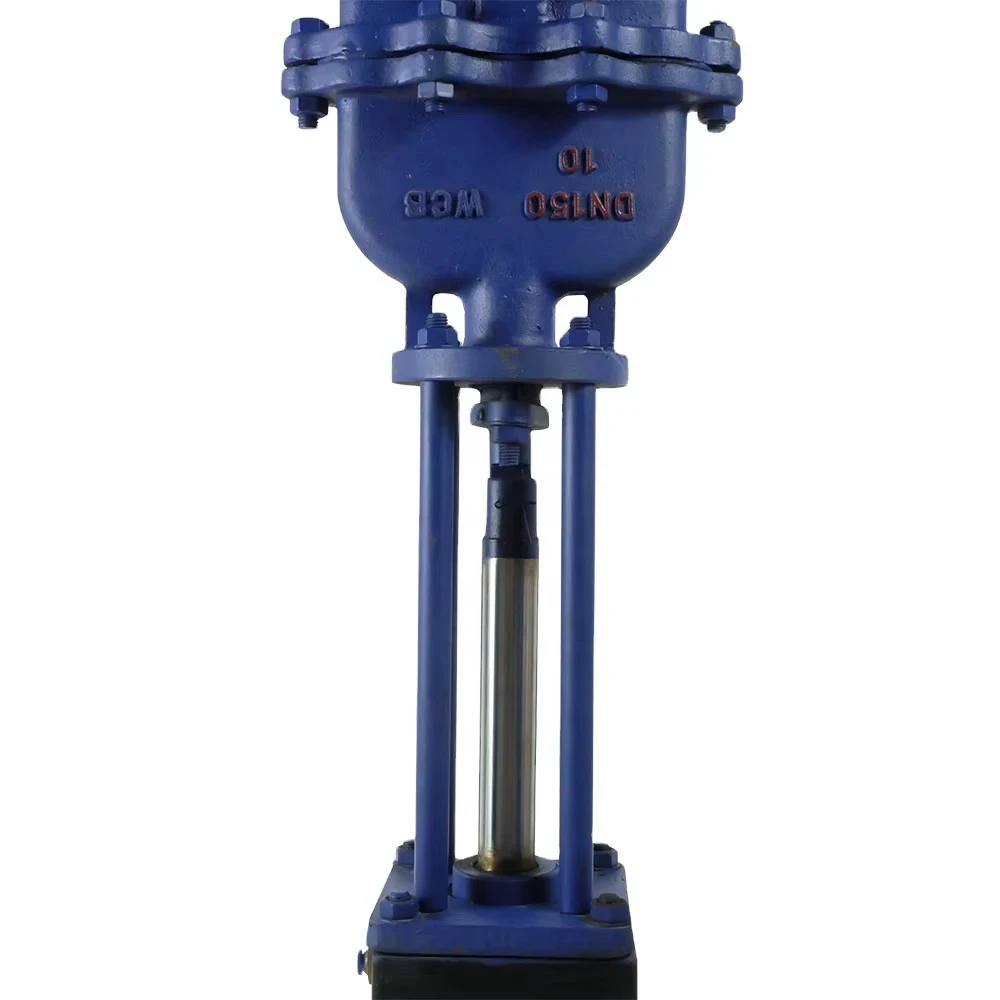 Pneumatic Knife Gate Valve, High Pressure Wear-Resistant Knife Gate ValvePZ673H-10C