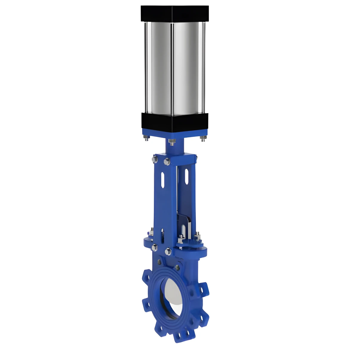 Flange Cast Iron Pneumatic Knife Gate Valve