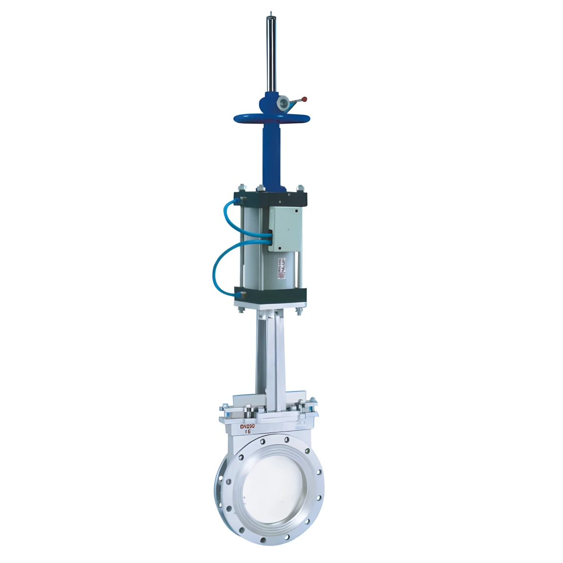 Wafer Flange PN10 6 inch Electric Actuator Solenoid Slide Knife Gate Valve with Motorized