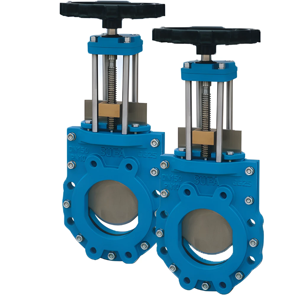 PN1.6Mpa Grey Cast Iron Water Knife Type Gate Valve