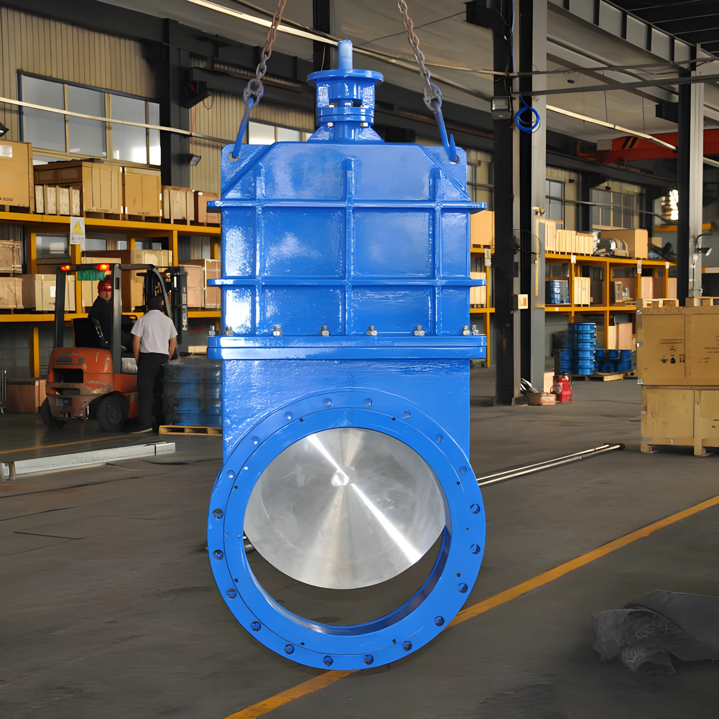 Manual knife gate valve，Ductile iron knife gate valve