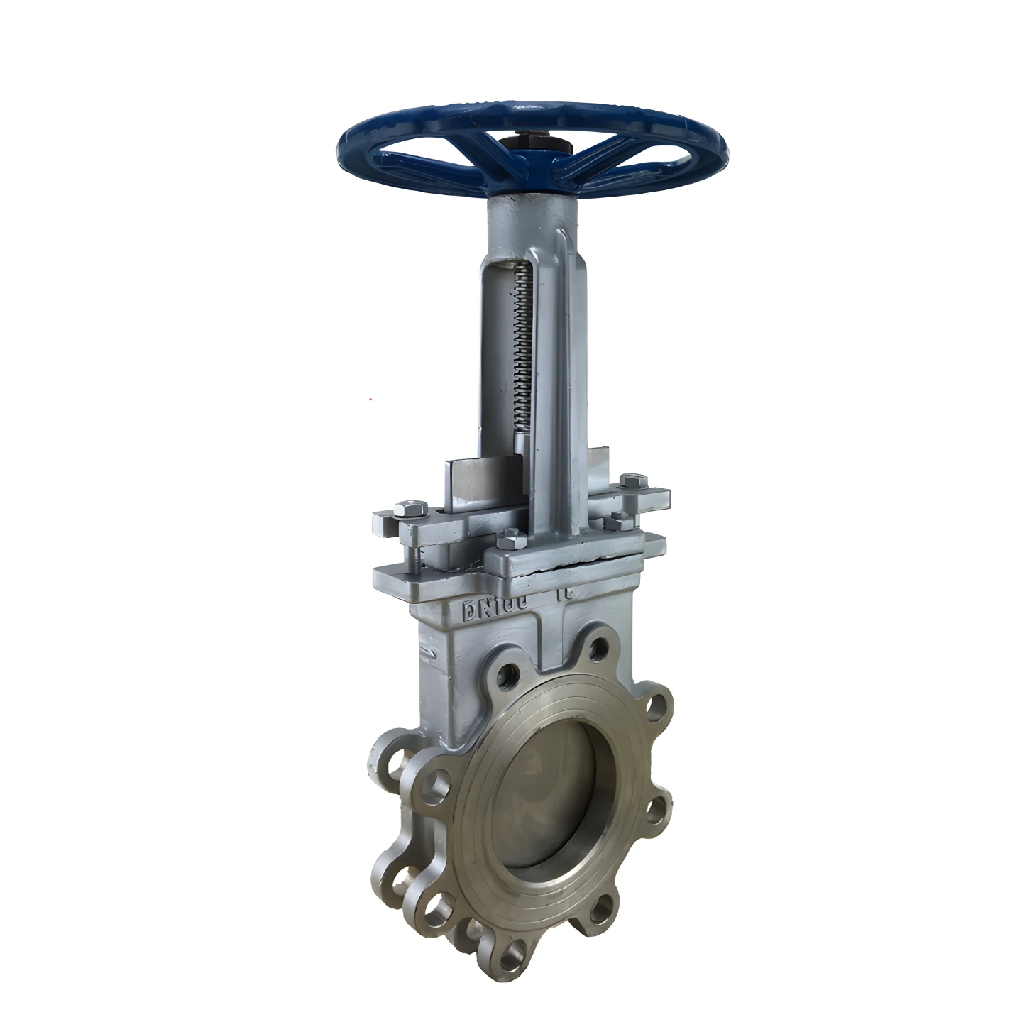 Stainless Steel Manual Handle Wheel Knife Gate Valve PN10 Flange Cast Iron Knife Gate Valve Cast steel WCB Knife Gate Valve