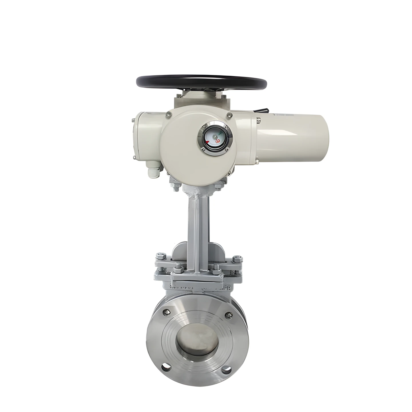 Stainless steel motor-driven electric knife gate valve