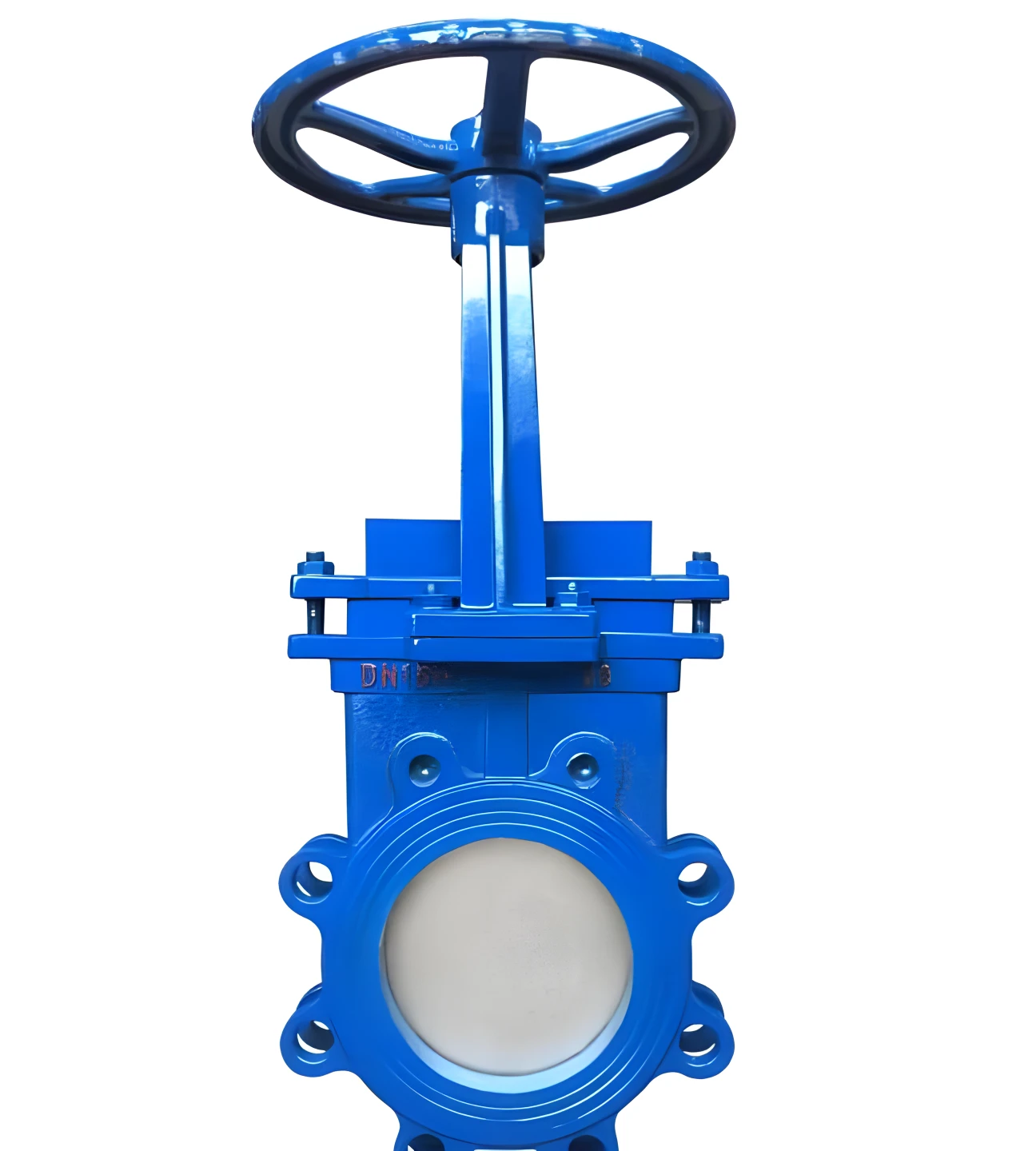 Open-stem PZ73X-16C/10C Clamped knife gate valve Carbon steel hard seal slurry valve lug knife gate valve