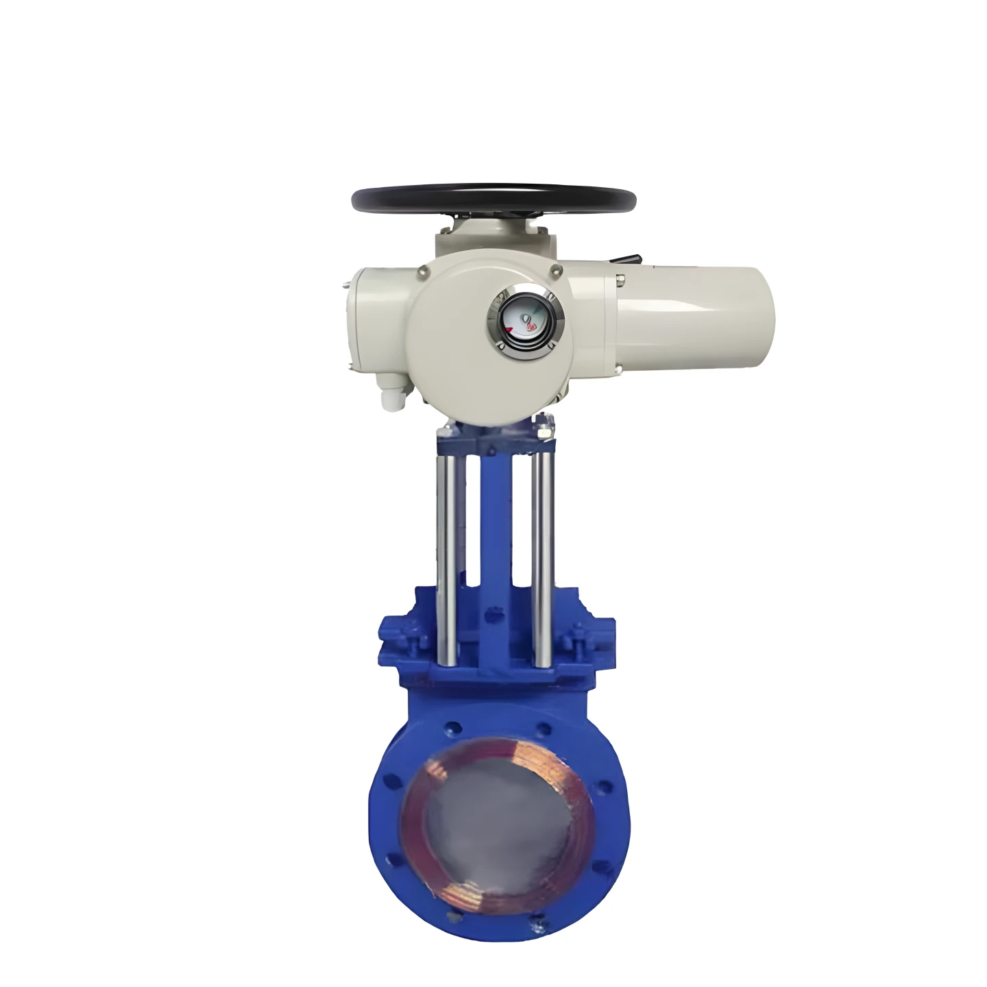 Stainless steel motor-driven electric knife gate valve