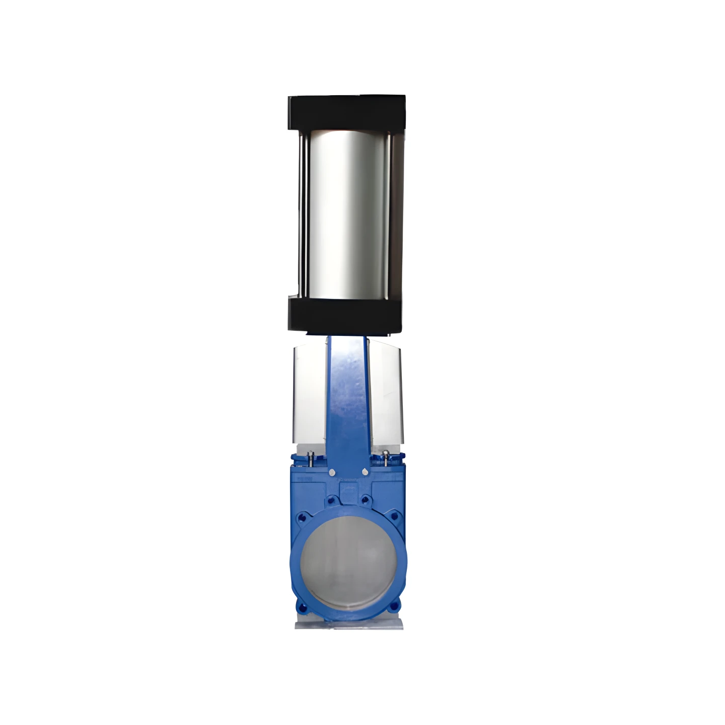 PN16 Air Operated Knife Type Gate Valve Knife Gate Pressure Valve For Gas Parallel Slide Valves