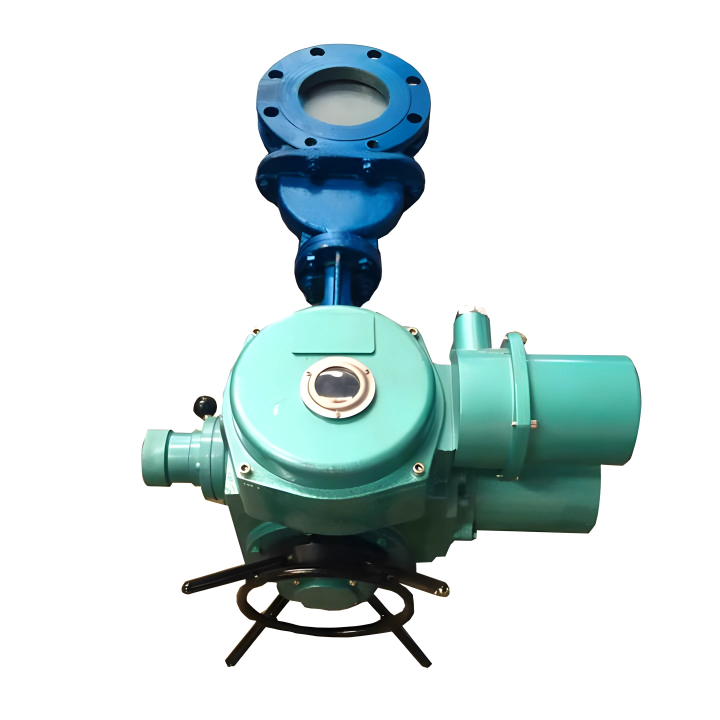 Electric Flanged Ceramic Knife Gate Valve 