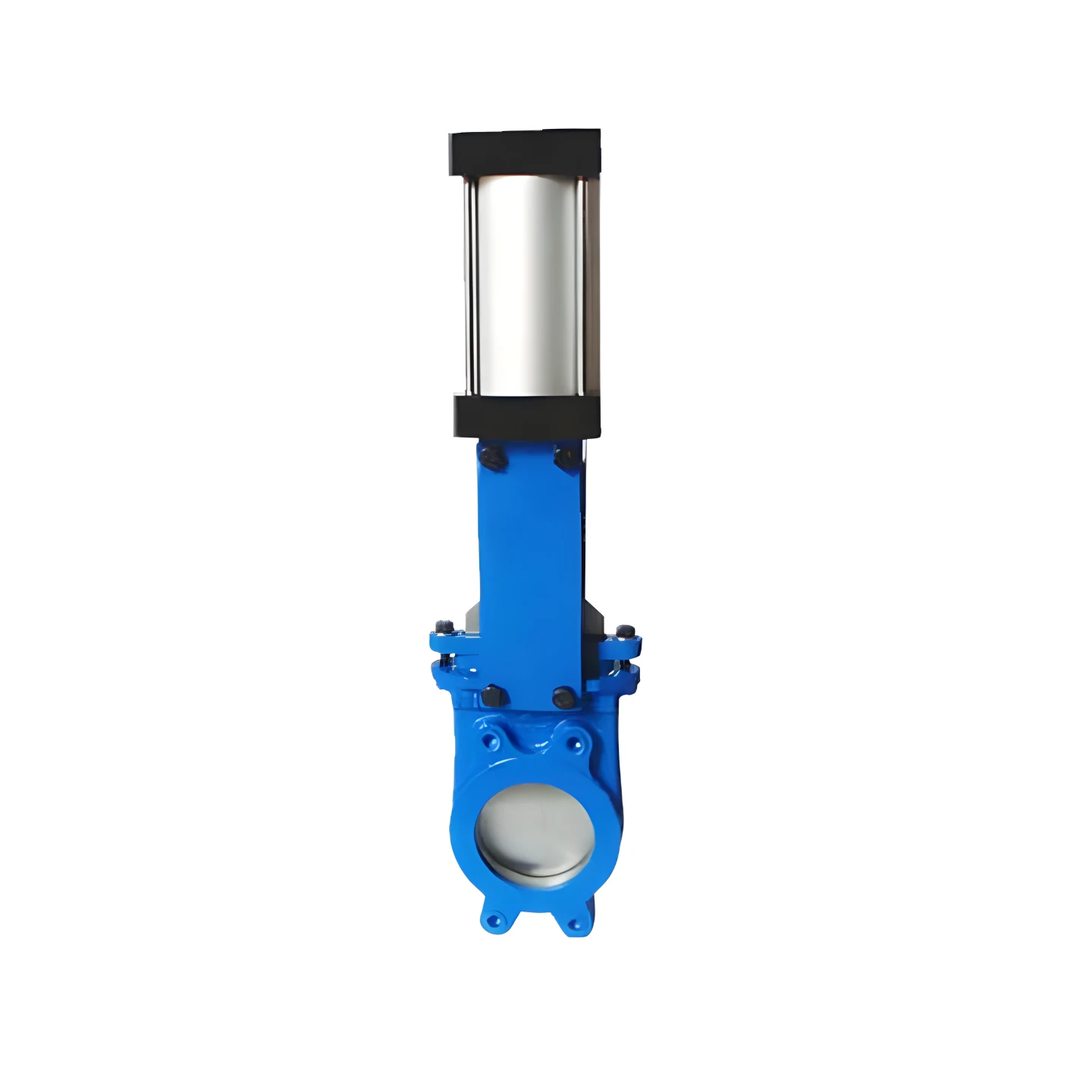 PN16 Air Operated Knife Type Gate Valve Knife Gate Pressure Valve For Gas Parallel Slide Valves