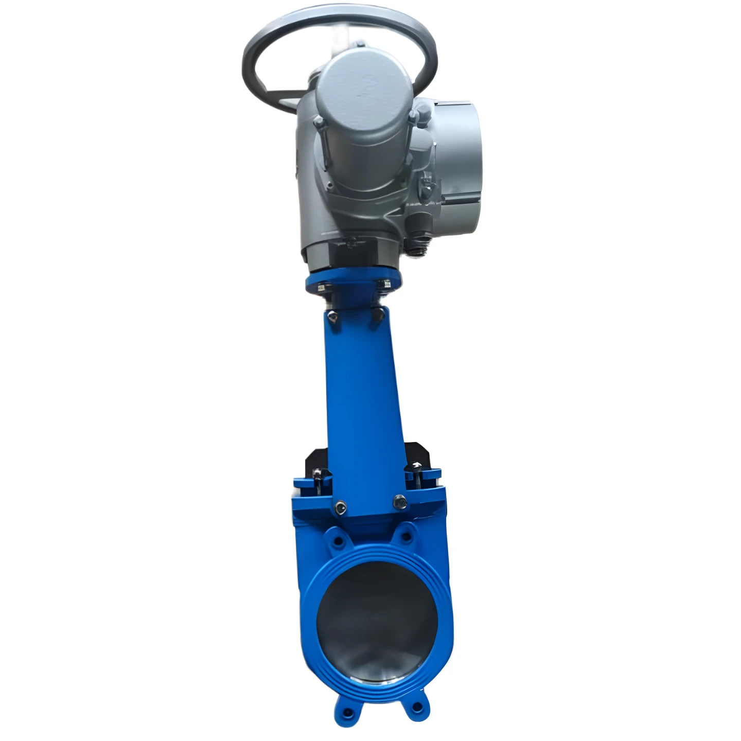 Ductile iron body control valve, bidirectional electric knife gate valve, slurry valve