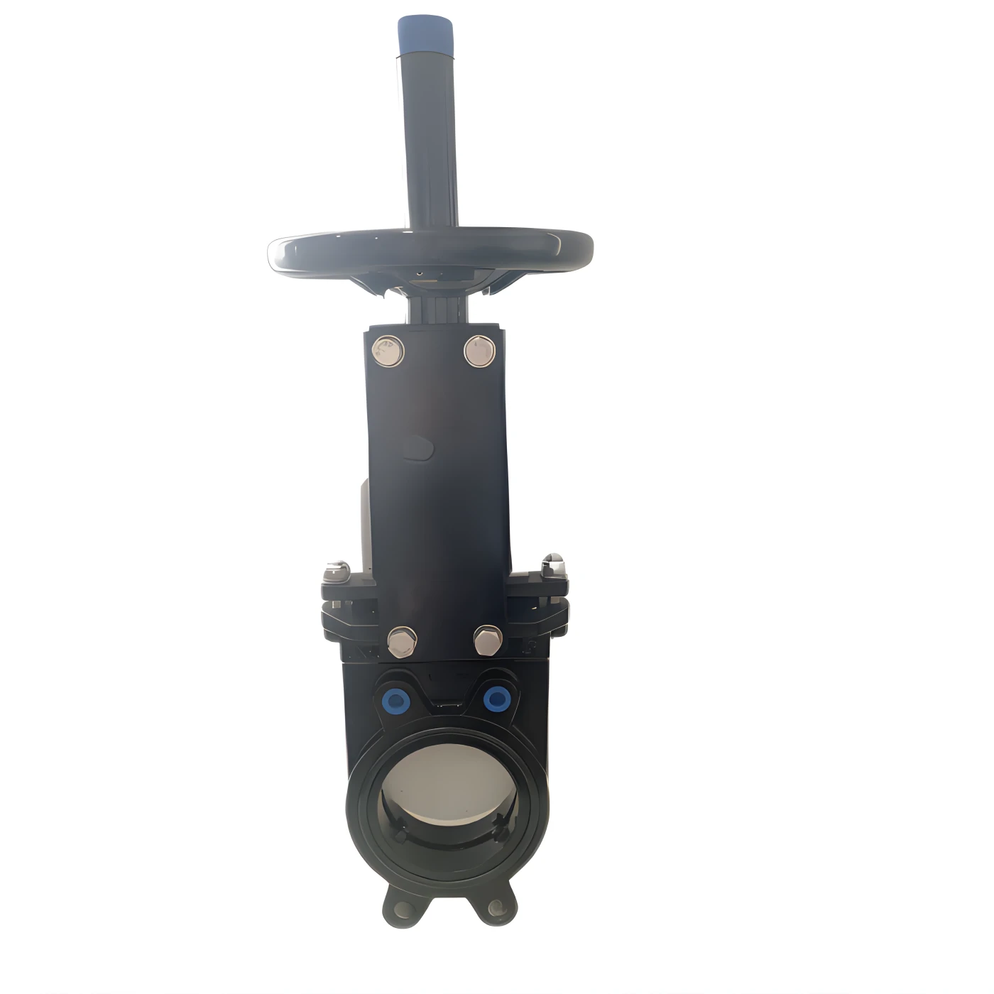  Cast iron SS316 gate plate rubber sealed bidirectional knife gate valve