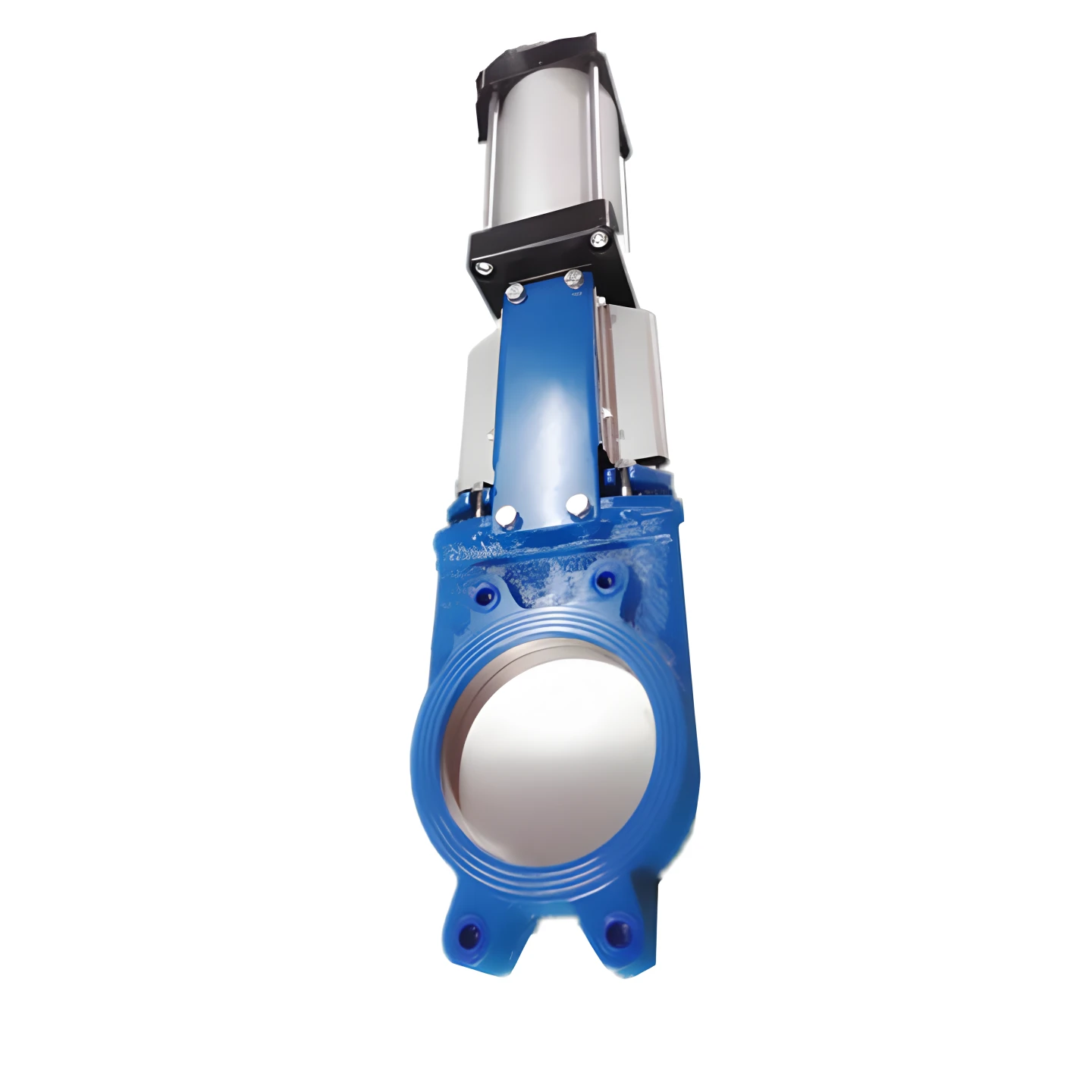 PN16 Air Operated Knife Type Gate Valve Knife Gate Pressure Valve For Gas Parallel Slide Valves