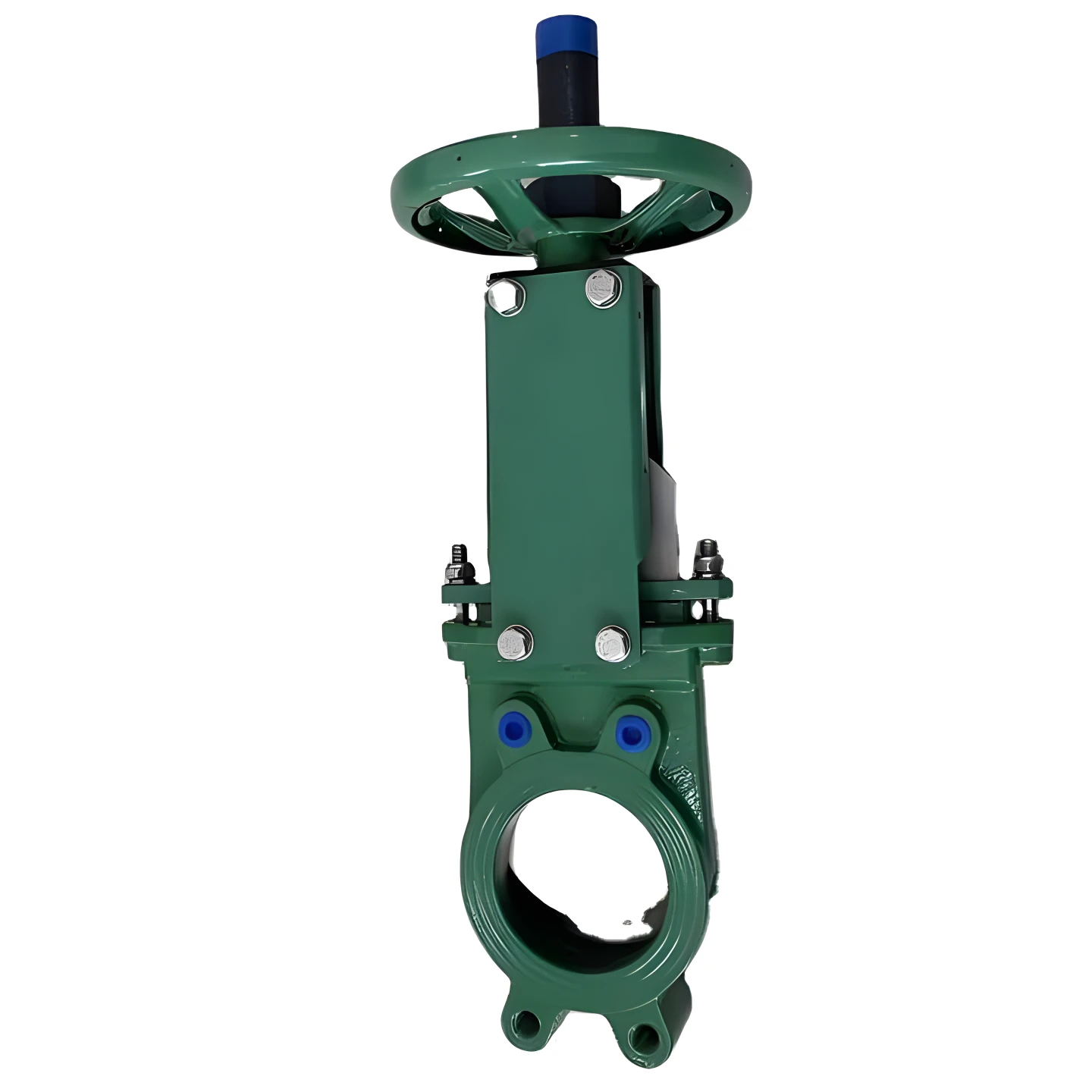  Cast iron SS316 gate plate rubber sealed bidirectional knife gate valve