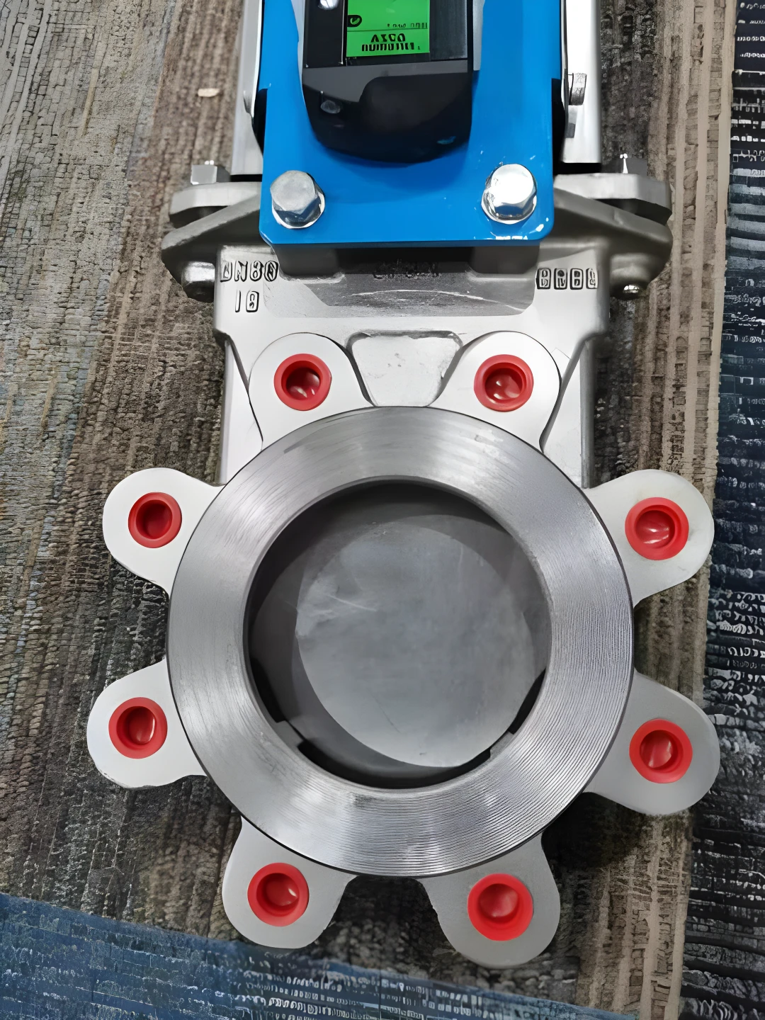 Ductile Iron Coating Pneumatically Operateddouble Acting Uni-Direction Knife Gate Valve