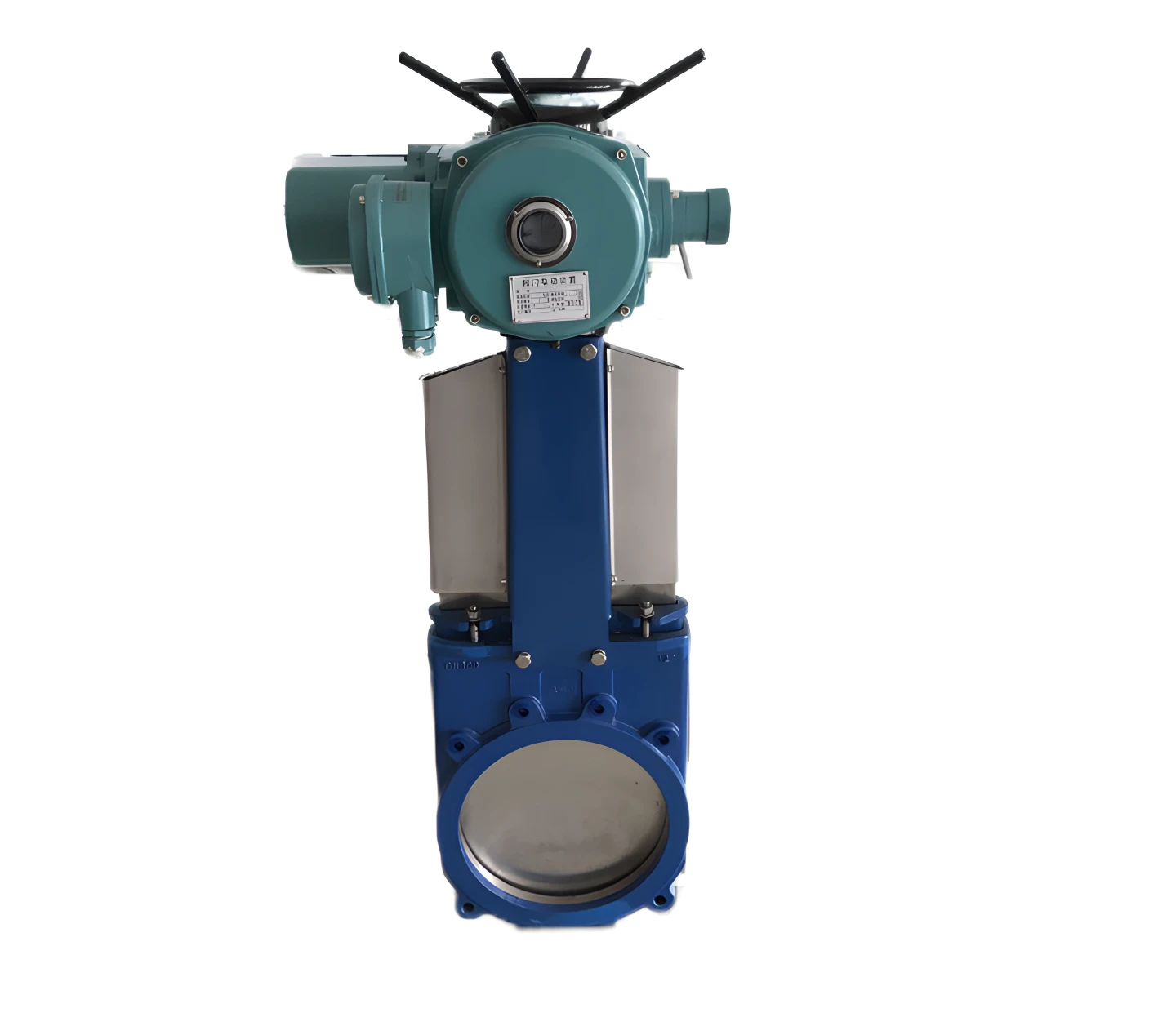 Electric knife gate valve Stainless steel knife gate valve SS304 6 inch knife gate valve