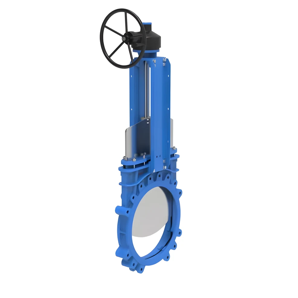 Ductile iron stainless steel two-way rising knife gate valve