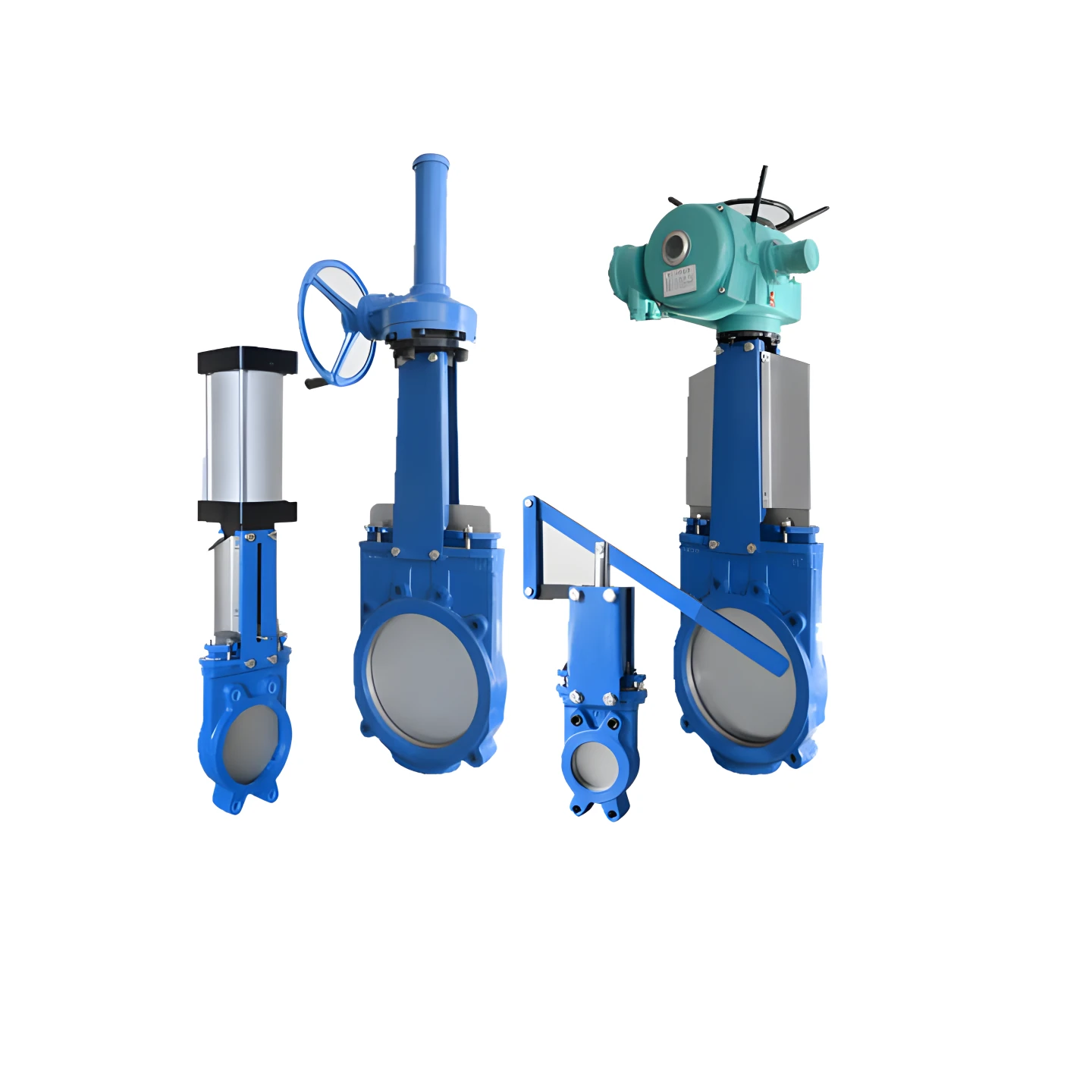 Ductile iron stainless steel two-way rising knife gate valve