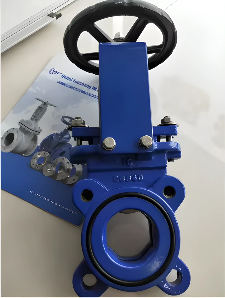 4 in Ductile Iron Material with Handwheel Knife Gate Valve