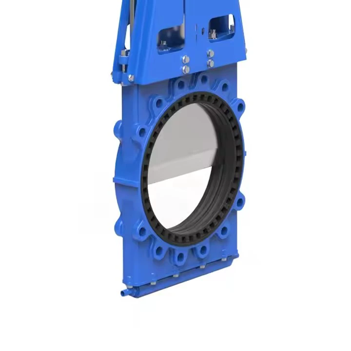 Pneumatic slurry knife gate valve Wcb/CF8/CF8m Material 