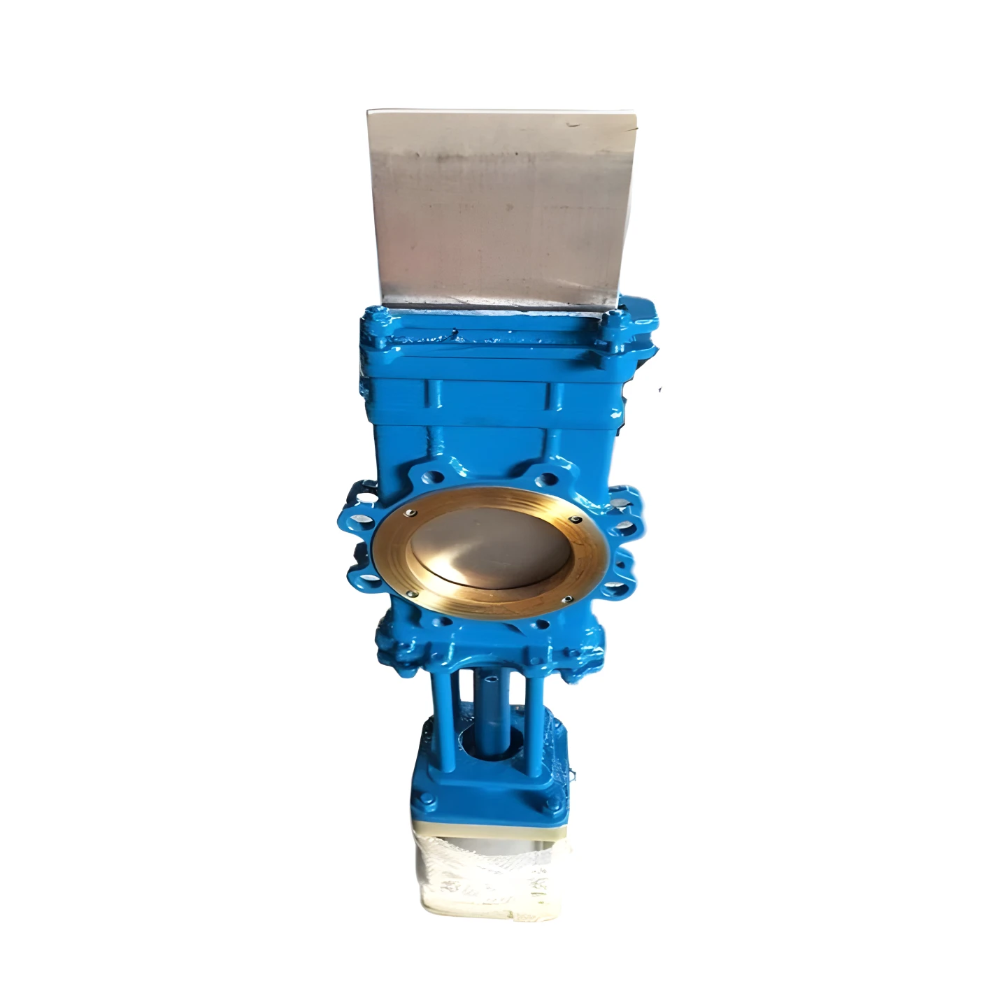 Penetrating knife gate valve Pneumatic cast steel knife gate valve